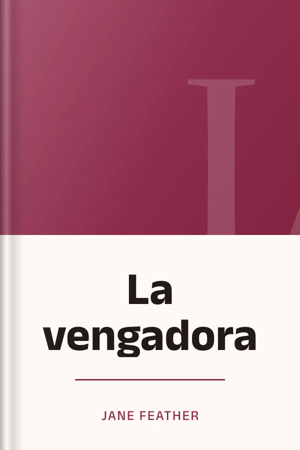 La vengadora de Jane Feather, portada del libro