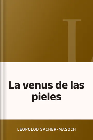 La venus de las pieles de Leopolod Sacher-Masoch, portada del libro