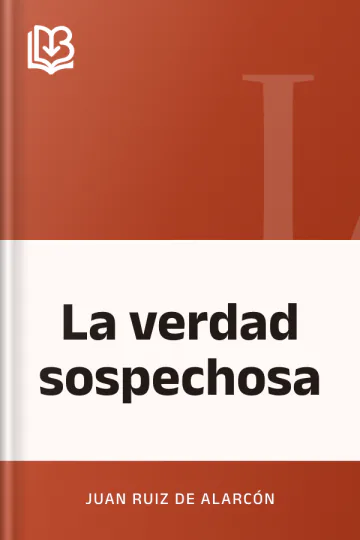 La verdad sospechosa de Juan Ruiz de Alarcón, portada del libro