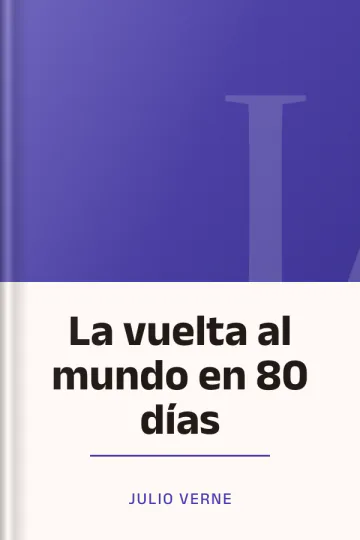 La vuelta al mundo en 80 días de Julio Verne, portada del libro