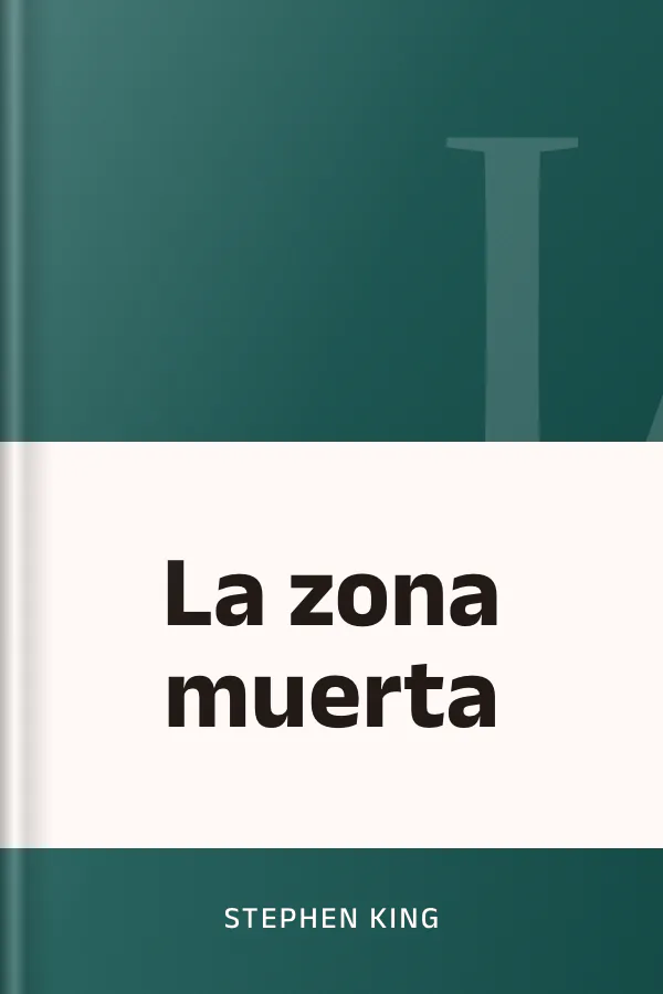 La zona muerta de Stephen King, portada del libro