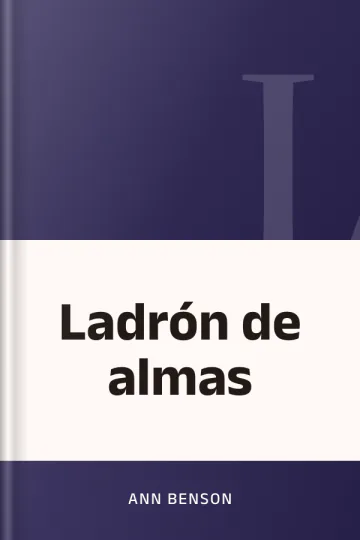 Ladrón de almas de Ann Benson, portada del libro