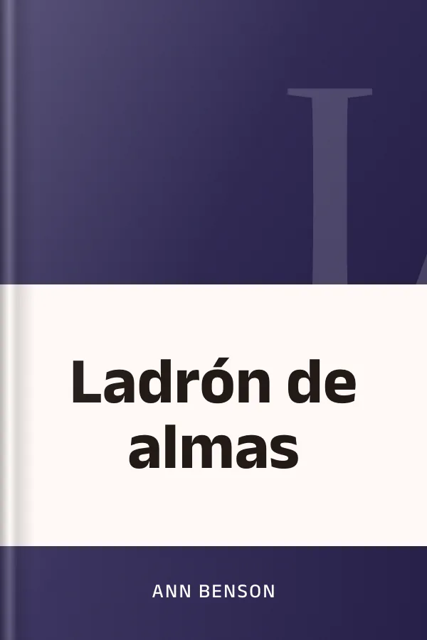 Ladrón de almas de Ann Benson, portada del libro