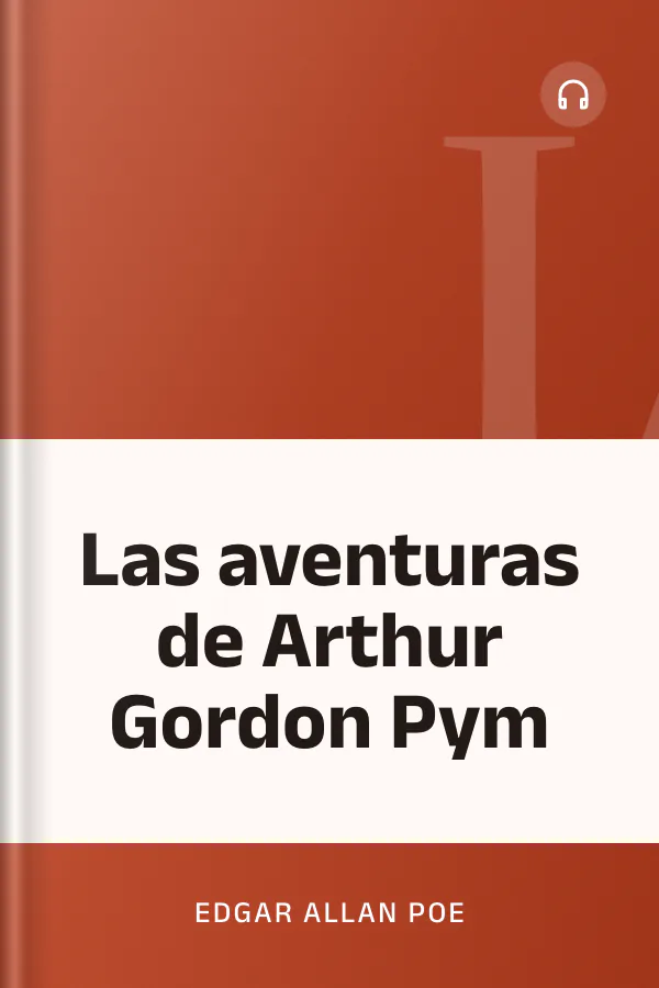 Las aventuras de Arthur Gordon Pym de Edgar Allan Poe, portada del libro