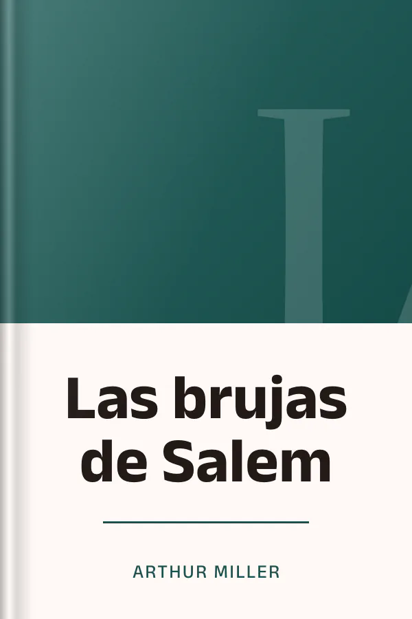 Las brujas de Salem de Arthur Miller, portada del libro