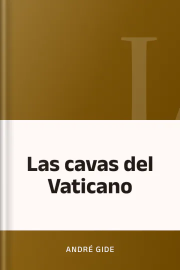 Las cavas del Vaticano de André Gide, portada del libro