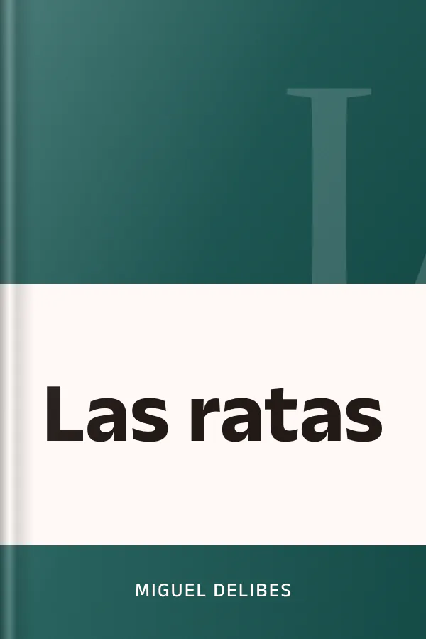 Las ratas de Miguel Delibes, portada del libro