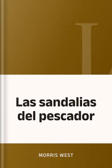 Las sandalias del pescador de Morris West, portada del libro