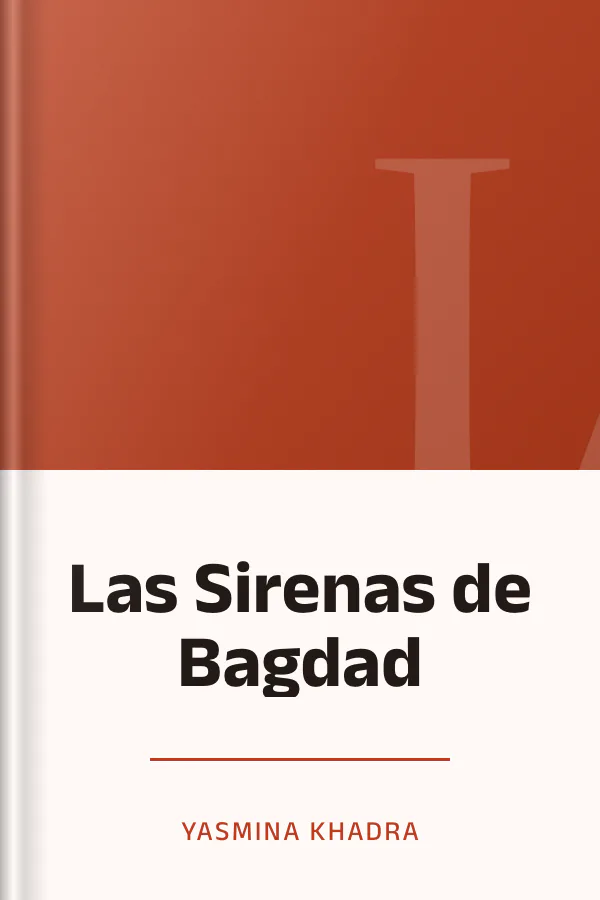 Las Sirenas de Bagdad de Yasmina Khadra, portada del libro