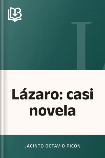 Lázaro: casi novela de Jacinto Octavio Picón, portada del libro