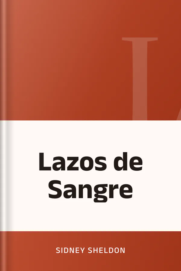 Lazos de Sangre de Sidney Sheldon, portada del libro