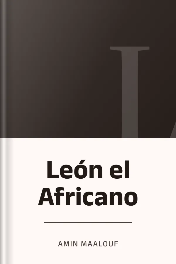 León el Africano de Amin Maalouf, portada del libro