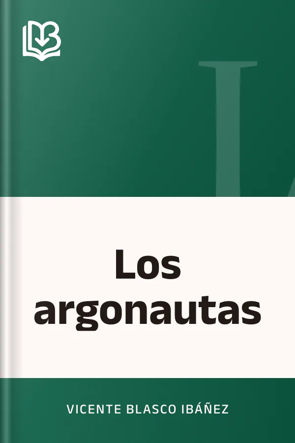 Los argonautas de Vicente Blasco Ibáñez, portada del libro