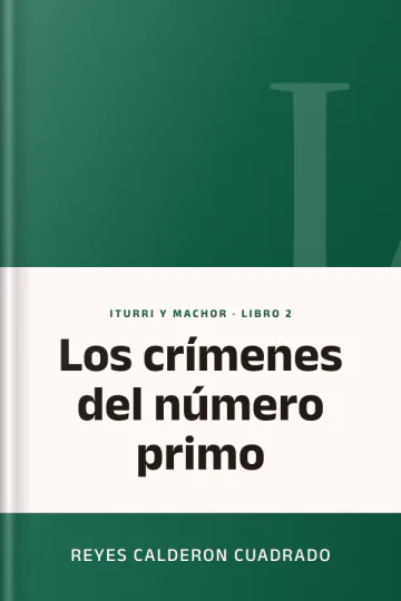 Los crímenes del número primo de Reyes Calderon Cuadrado, portada del libro