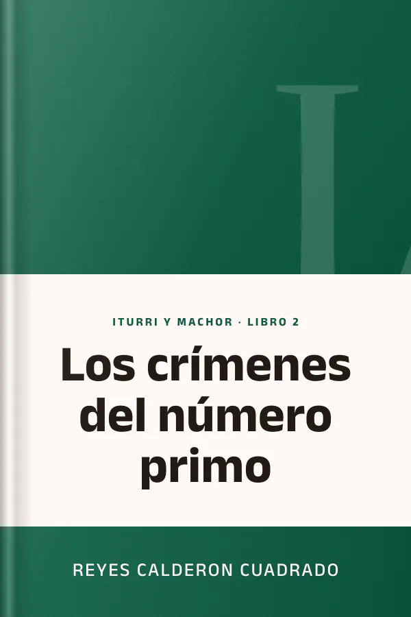 Los crímenes del número primo de Reyes Calderon, portada del libro