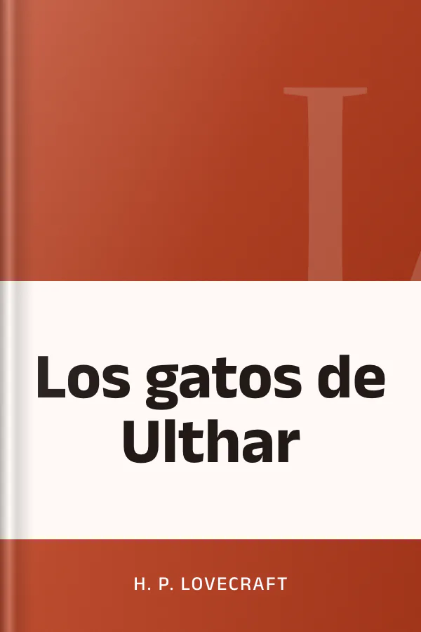 Los gatos de Ulthar de H. P. Lovecraft, portada del libro