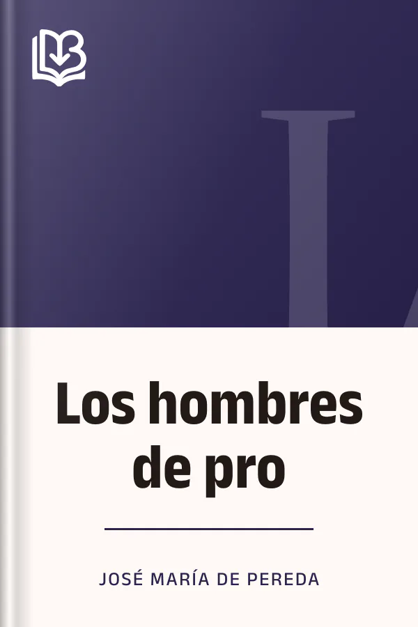 Los hombres de pro de José María de Pereda, portada del libro
