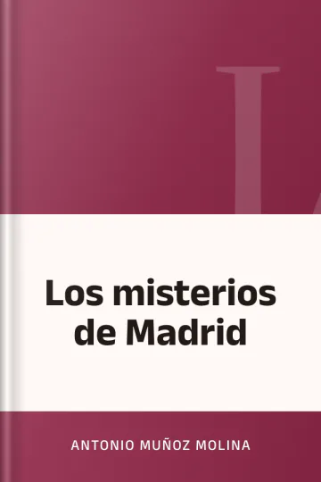 Los misterios de Madrid de Antonio Muñoz Molina, portada del libro