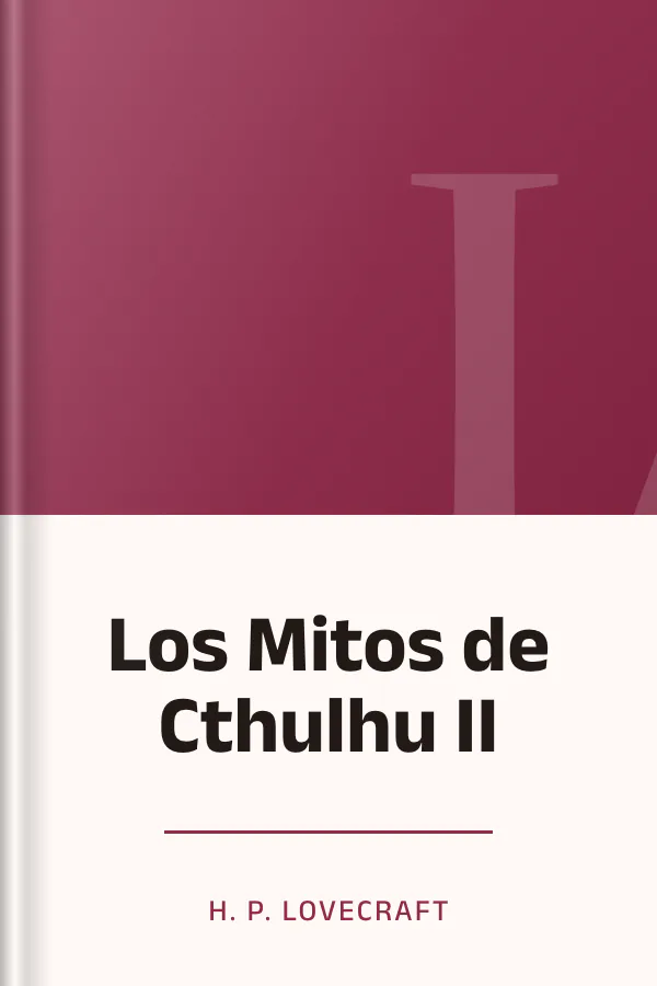 Los Mitos de Cthulhu II de H. P. Lovecraft, portada del libro