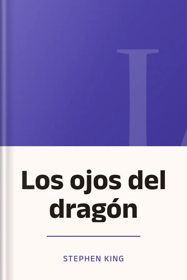 Los ojos del dragón de Stephen King, portada del libro