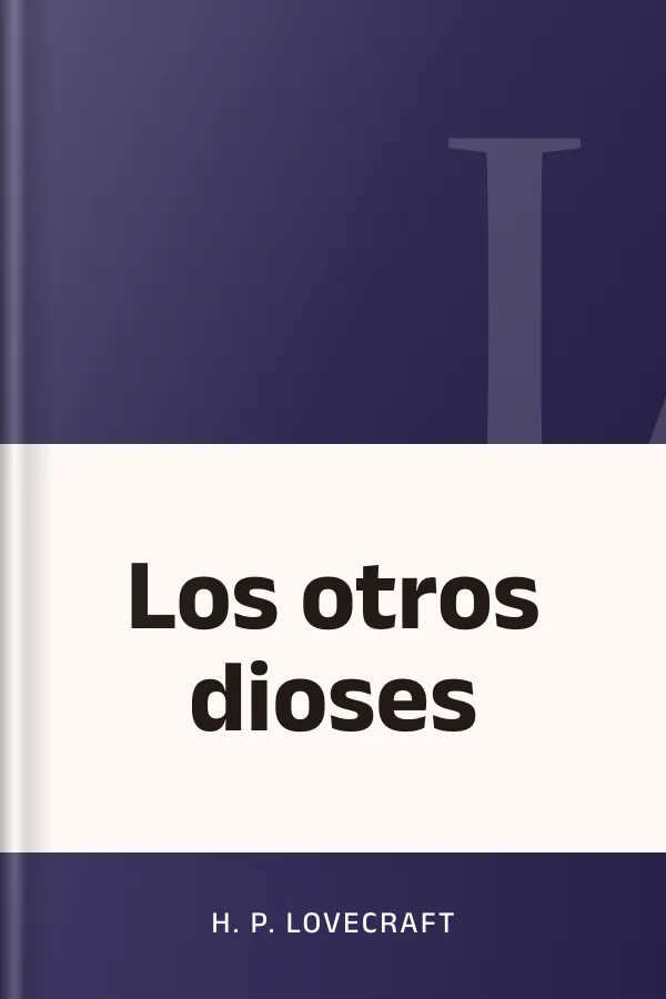 Los otros dioses de H. P. Lovecraft, portada del libro