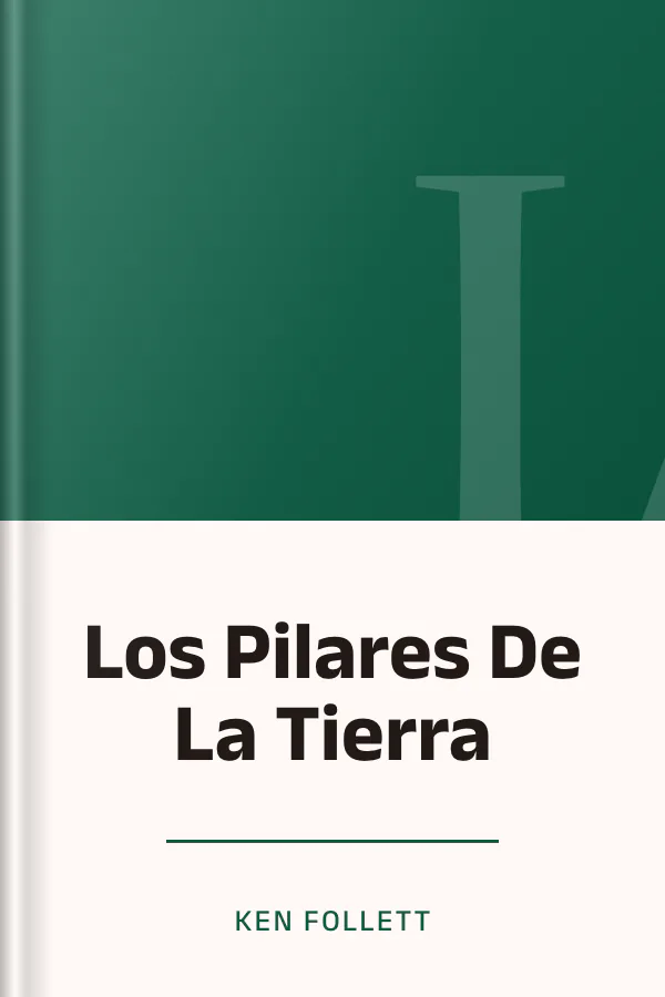 Los Pilares De La Tierra de Ken Follett, portada del libro