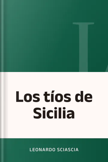 Los tíos de Sicilia de Leonardo Sciascia, portada del libro
