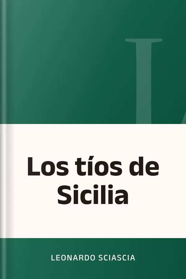 Los tíos de Sicilia de Leonardo Sciascia, portada del libro