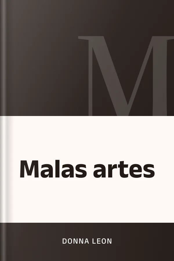 Malas artes de Donna Leon, portada del libro