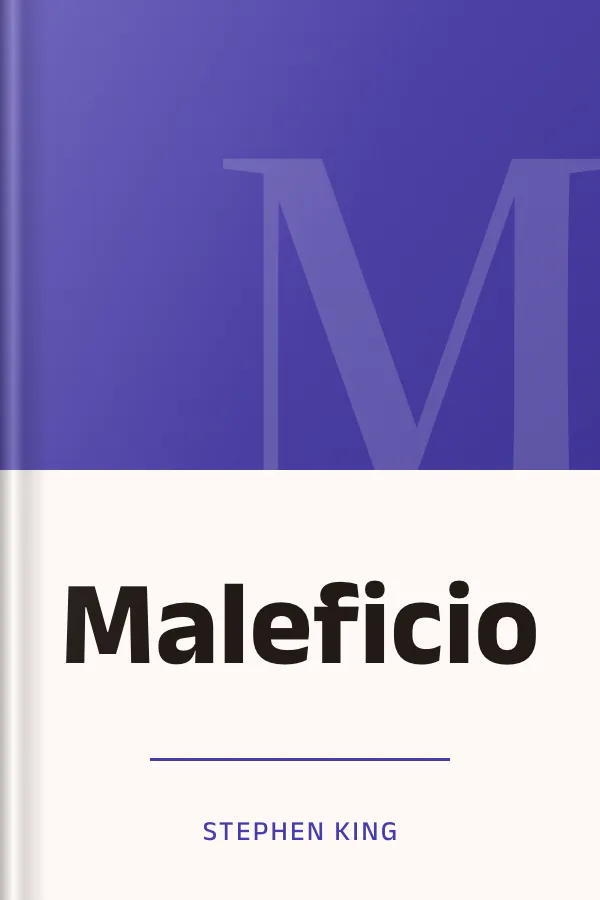 Maleficio de Stephen King, portada del libro