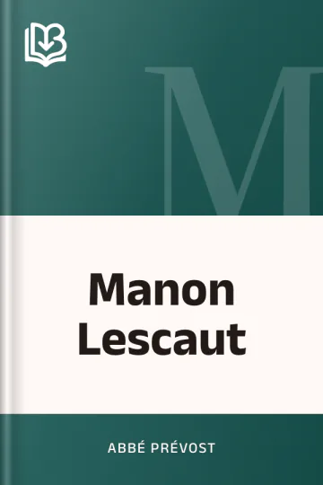 Manon Lescaut de abbé Prévost, portada del libro