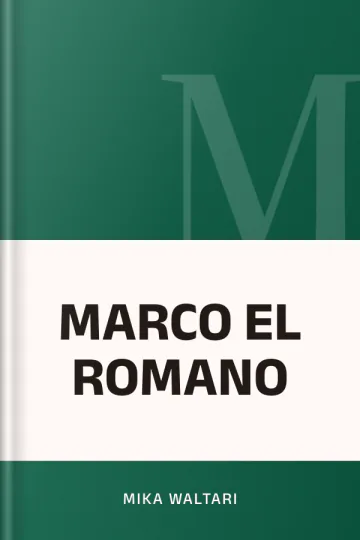 MARCO EL ROMANO de Mika Waltari, portada del libro