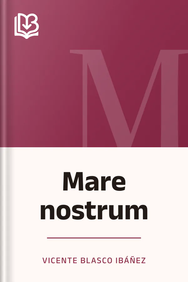 Mare nostrum de Vicente Blasco Ibáñez, portada del libro