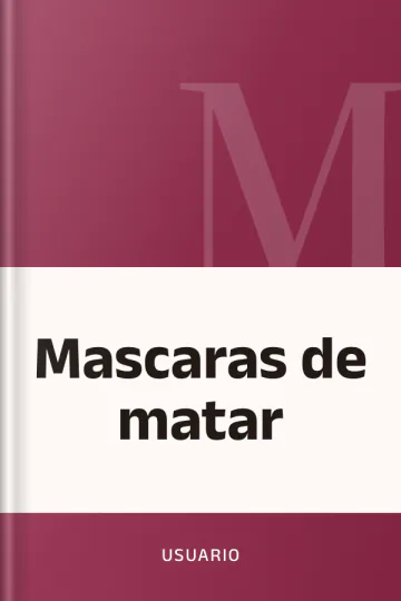 Mascaras de matar de usuario, portada del libro