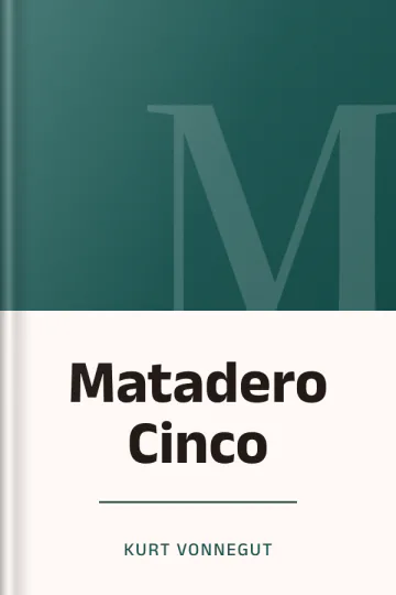 Matadero Cinco de Kurt Vonnegut, portada del libro