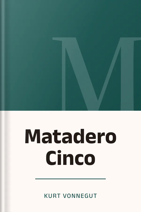 Matadero Cinco de Kurt Vonnegut, portada del libro