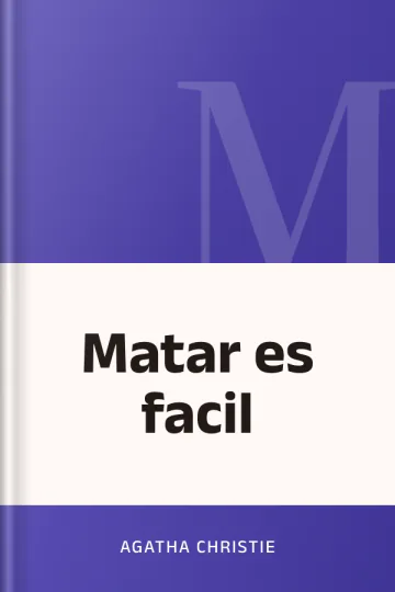 Matar es facil de Agatha Christie, portada del libro