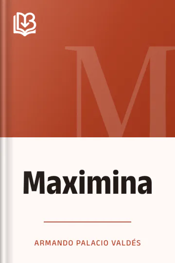 Maximina de Armando Palacio Valdés, portada del libro