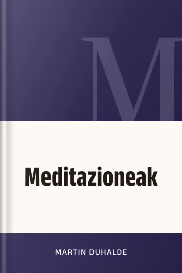 Meditazioneak de Martin Duhalde, portada del libro