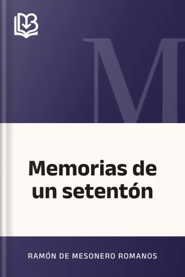 Memorias de un setentón de Ramón de Mesonero Romanos, portada del libro