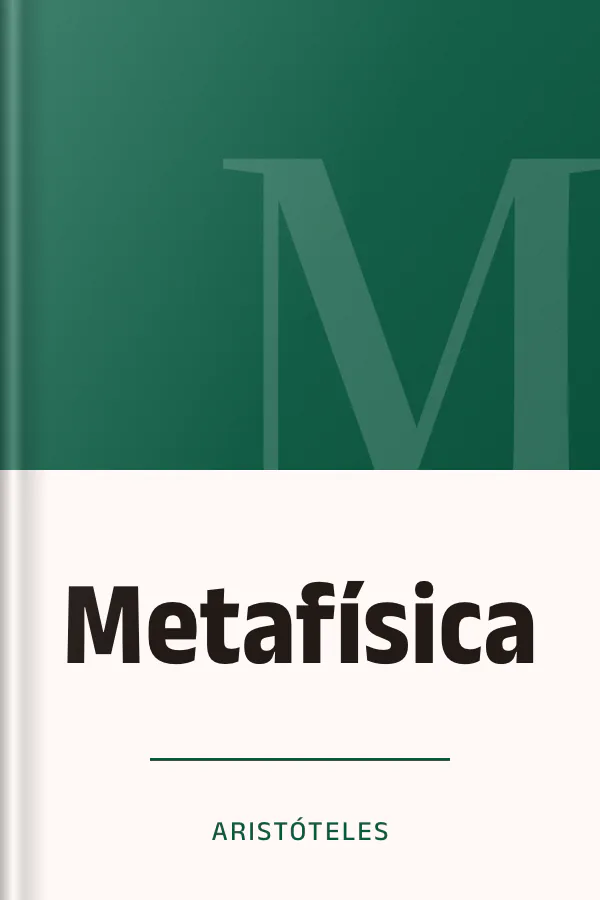 Metafísica de Aristóteles, portada del libro