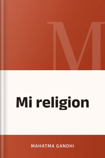 Mi religion de Mahatma Gandhi, portada del libro