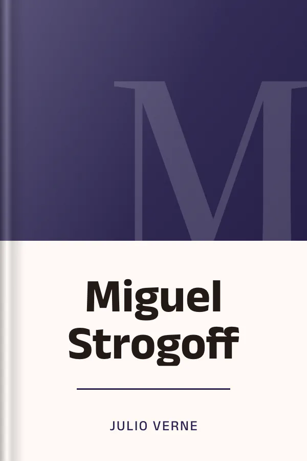 Miguel Strogoff de Julio Verne, portada del libro
