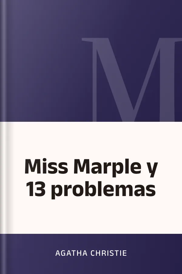Miss Marple y 13 problemas de Agatha Christie, portada del libro