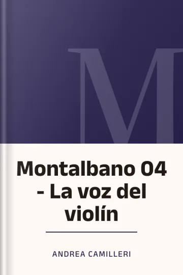 Montalbano 04 - La voz del violín de Andrea Camilleri, portada del libro