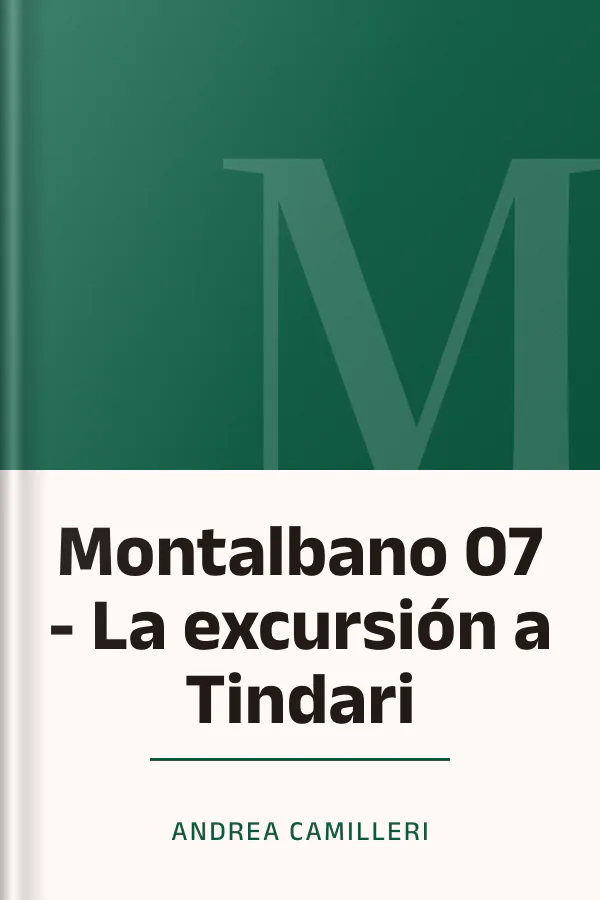 Montalbano 07 - La excursión a Tindari de Andrea Camilleri, portada del libro