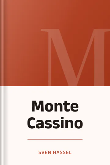 Monte Cassino de Sven Hassel, portada del libro