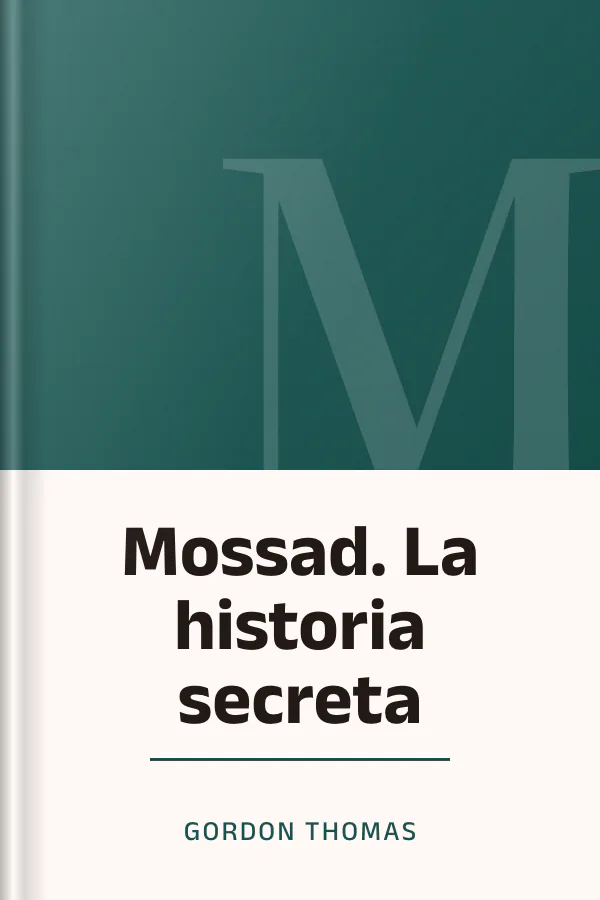 Mossad. La historia secreta de Gordon Thomas, portada del libro