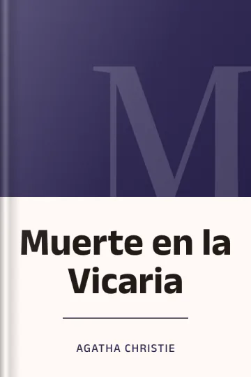Muerte en la Vicaria de Agatha Christie, portada del libro