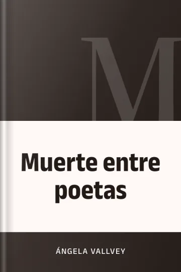 Muerte entre poetas de Ángela Vallvey, portada del libro